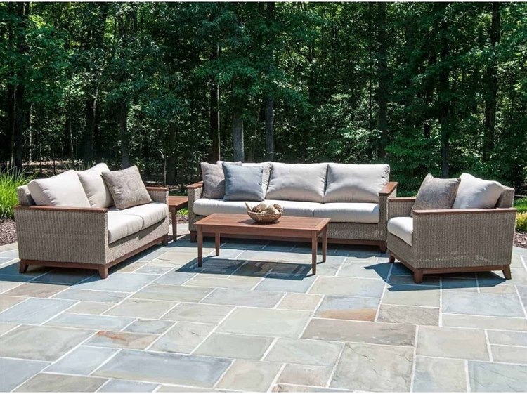 Jensen Outdoor Coral IPE Lounge Set 9