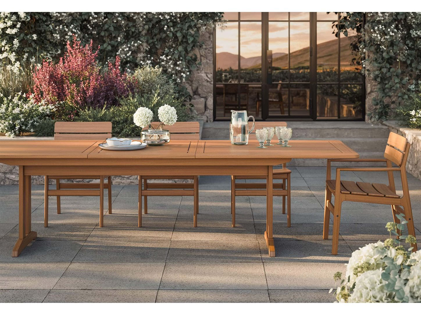 Jensen Outdoor Furniture Innova IPE Dining Set