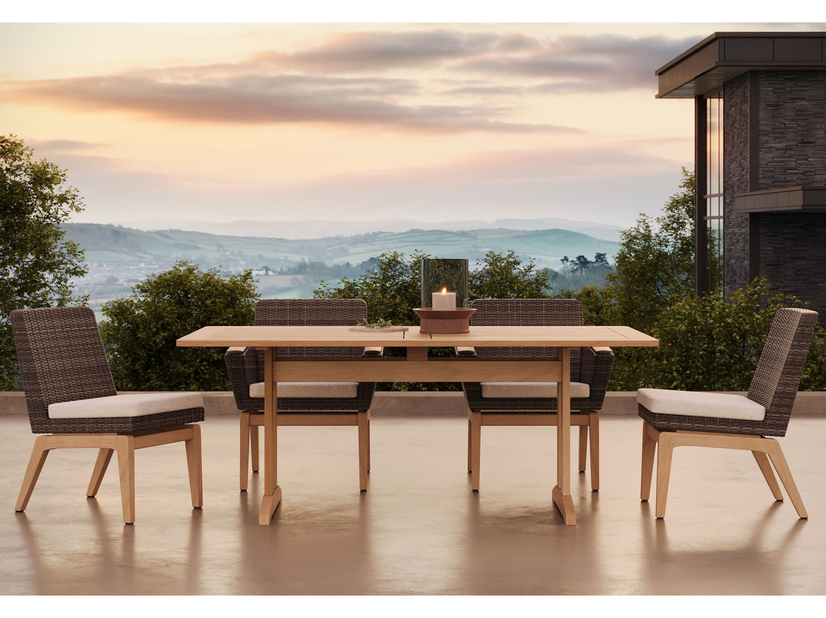 Jensen Outdoor Furniture Inception IPE Dining Set