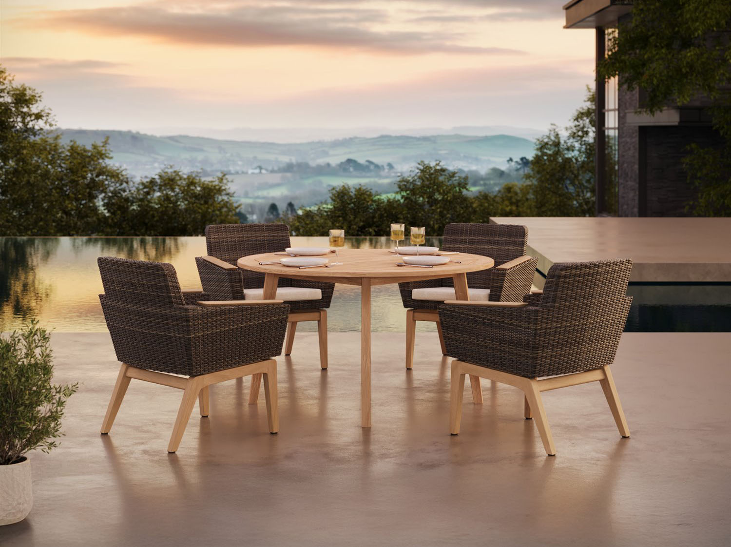 Jensen Outdoor Inception Dining Set