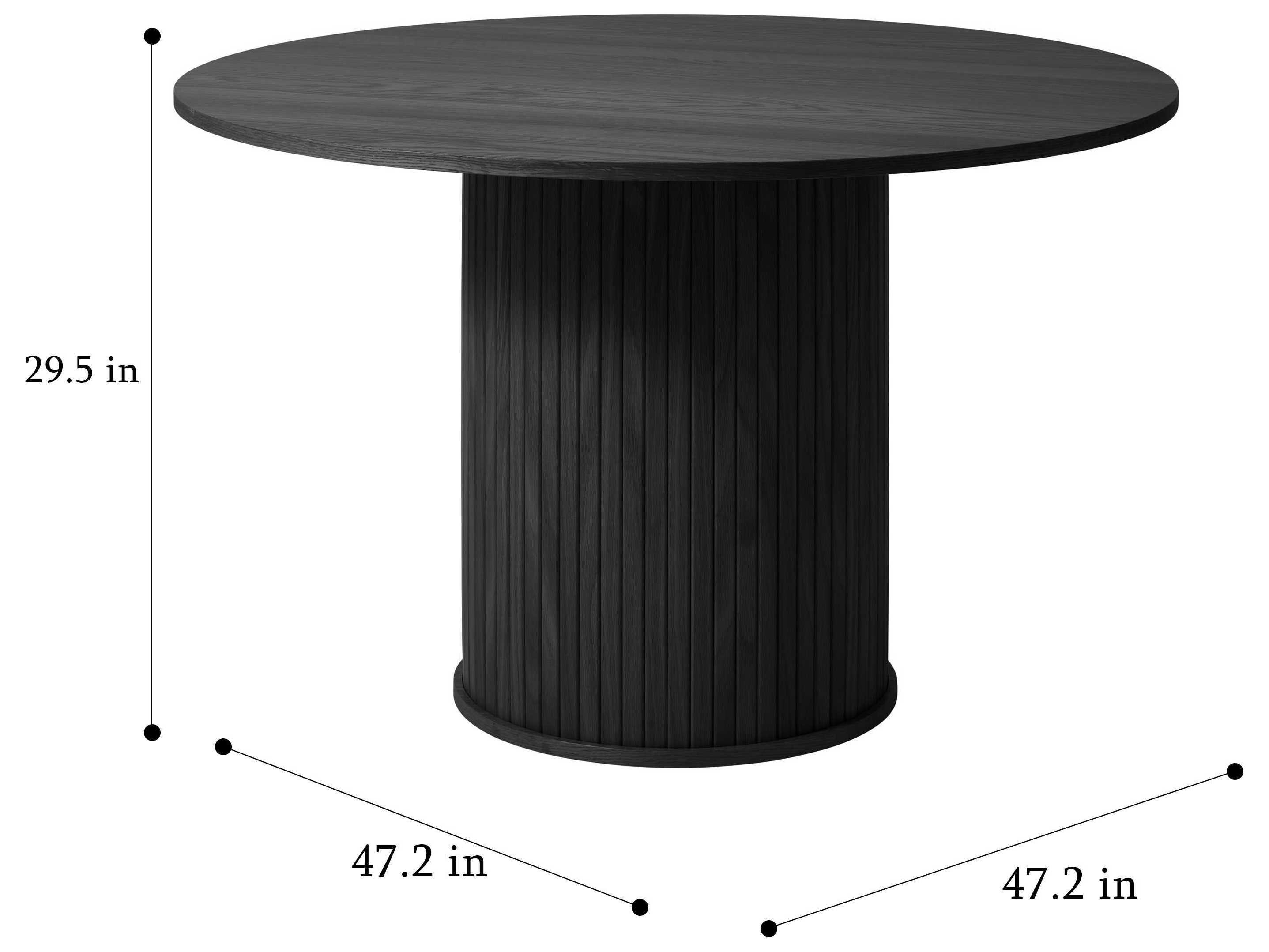 Unique Furniture Nola Round Dining Table