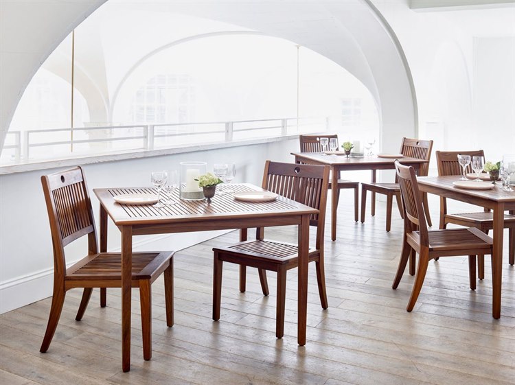 Jensen Outdoor Opal IPE Dining Set 4
