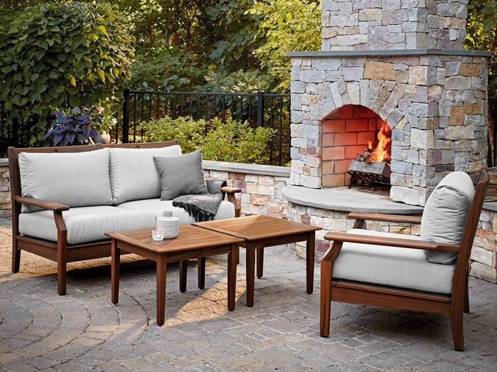 Jensen Outdoor Furniture Opal IPE Lounge Set