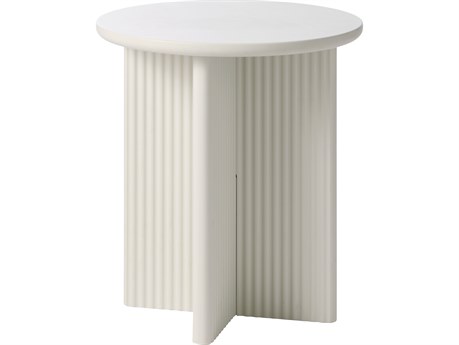 Unique Furniture Palma Round Wood End Table