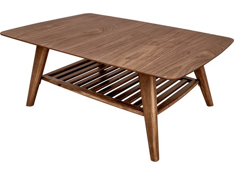 Unique Furniture Sedona Rectangular Wood Walnut Coffee Table
