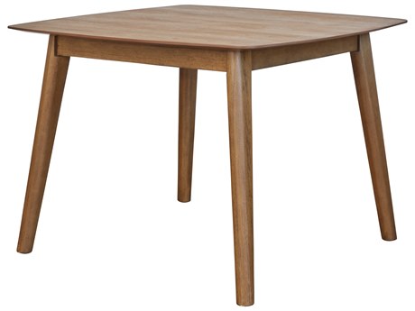 Unique Furniture Sedona Square Wood Walnut Dining Table
