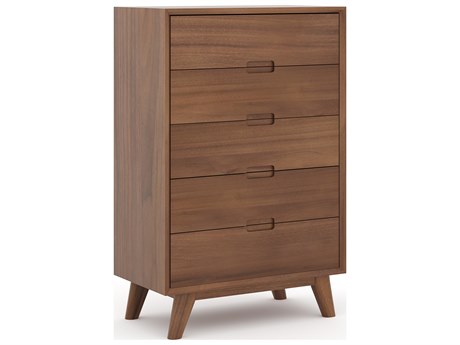 Unique Furniture Sedona Walnut Stain Brown Rubberwood Accent Chest