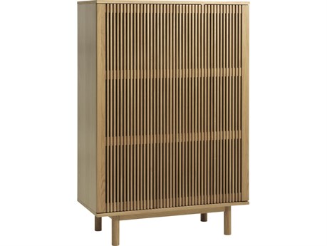 Unique Furniture Tiber Natural Oak Brown Wood Accent Chest