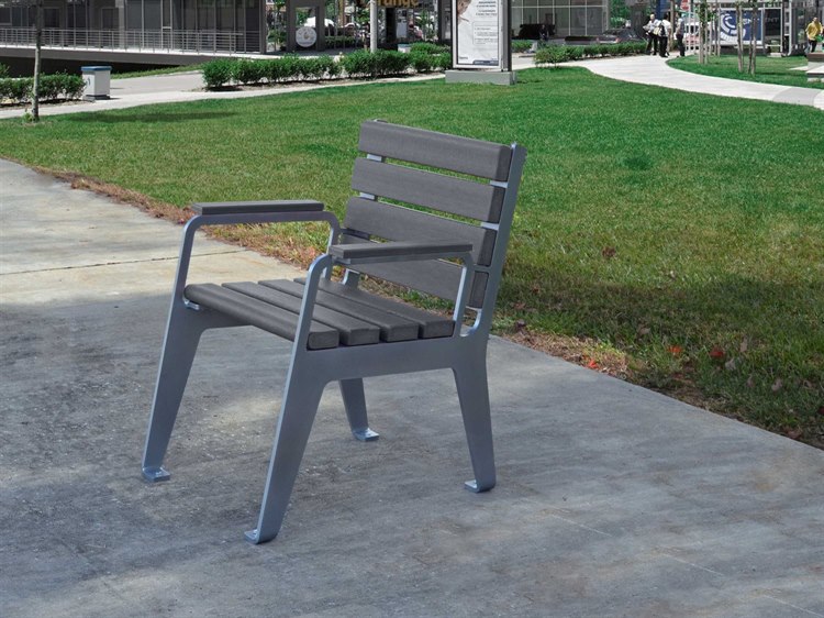 Frog Furnishings Steel 24'' Plaza Chair