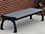 Frog Furnishings Heritage Cast Aluminum 5 ft. Backless Bench  JHPB5HERBAC