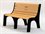 Frog Furnishings Newport Recycled Plastic 6 ft. Bench  JHPB6NEW