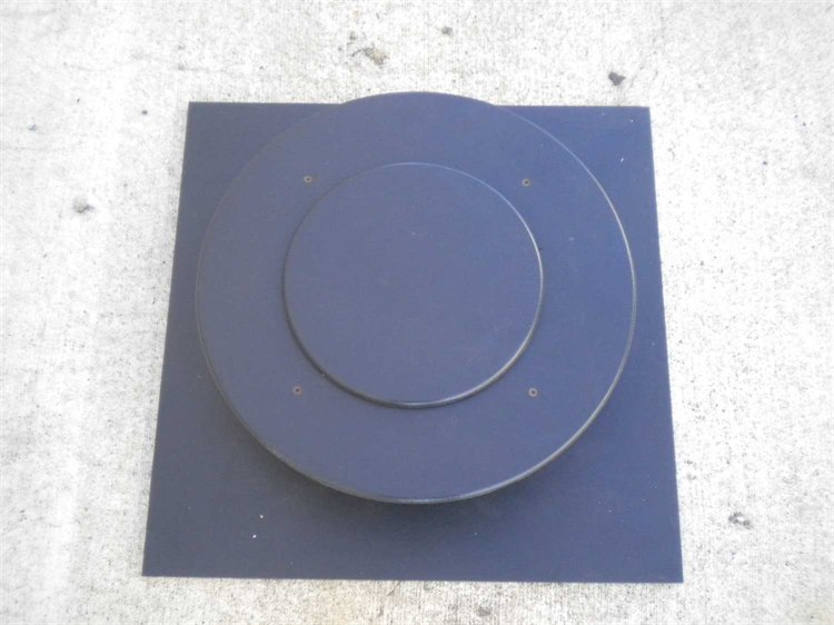 Frog Furnishings Accessories Recycled Plastic Black 55 Gallon Round Rain Bonnet