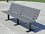 Frog Furnishings Contour Steel 4 ft. Bench  JHPB4BFCON