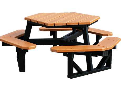 Hex 6 ft. 69''Wide Hexagon Picnic Table