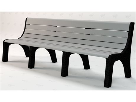 Frog Furnishings Newport Recycled Plastic 8 ft. Bench