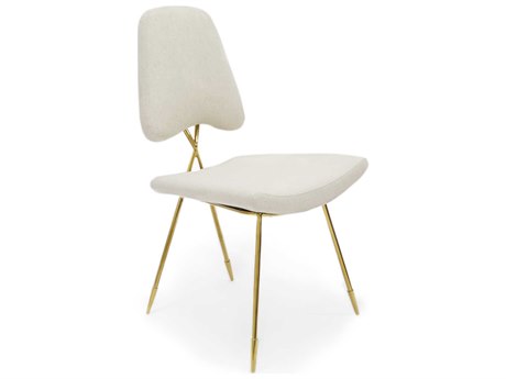 Jonathan Adler Maxime Gold Upholstered Side Dining Chair