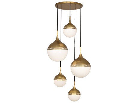 Jonathan Adler Rio Bronze Chandelier