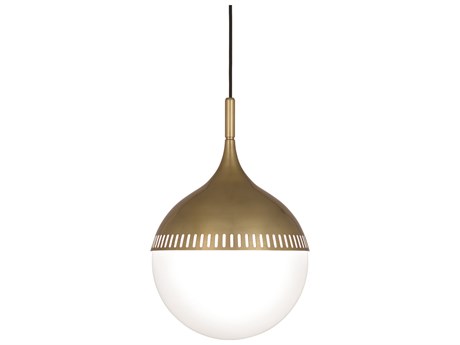 Jonathan Adler Rio Brass Round Mini Pendant