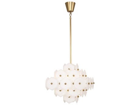 Jonathan Adler Vienna Gold Round Chandelier