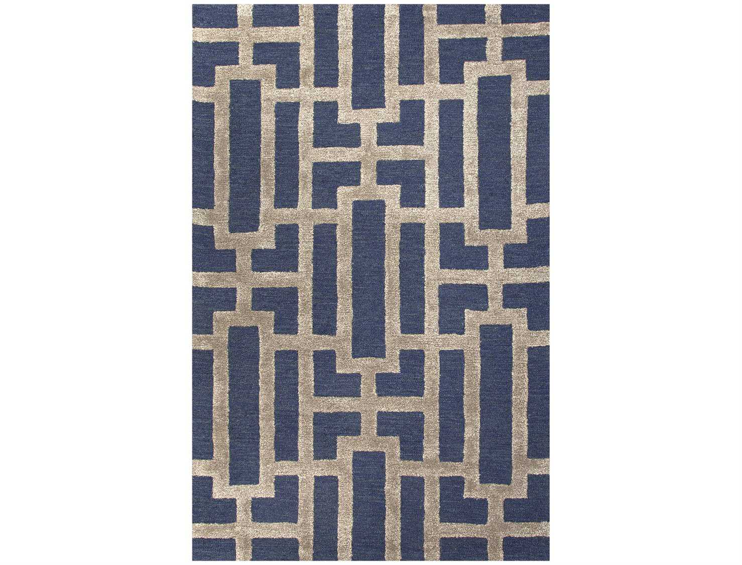 Jaipur Rugs City Dallas Rectangular Deep Navy Area Rug JPCT37