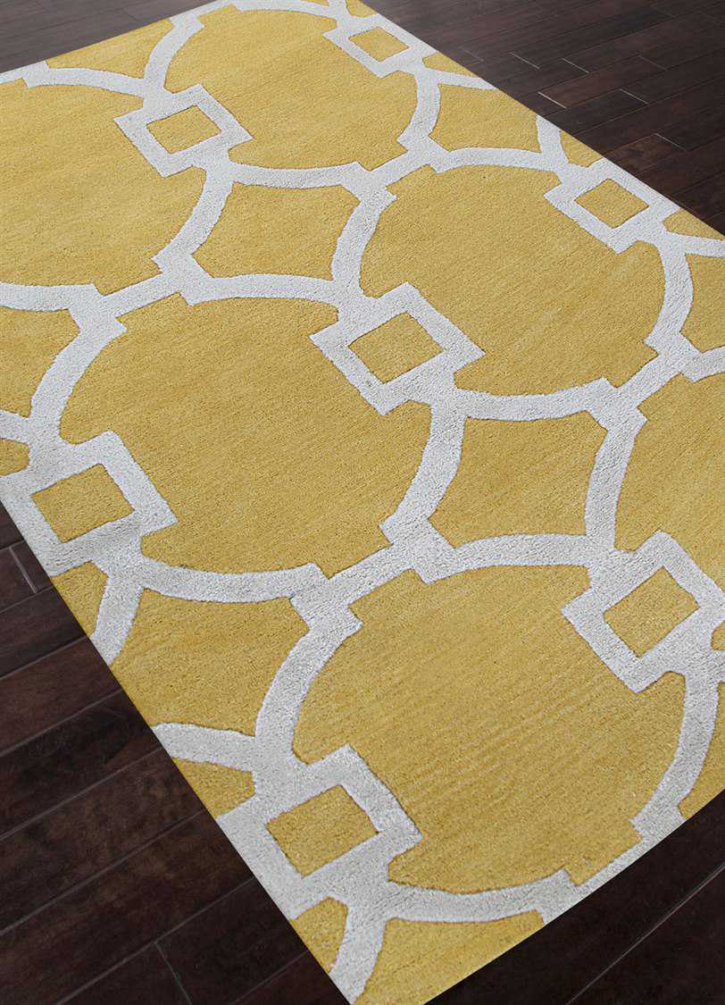 Jaipur Rugs City Regency Rectangular Bright Yellow Area Rug JPCT45
