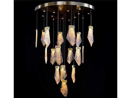 John Richard Lux 32-Light Brass Pendant
