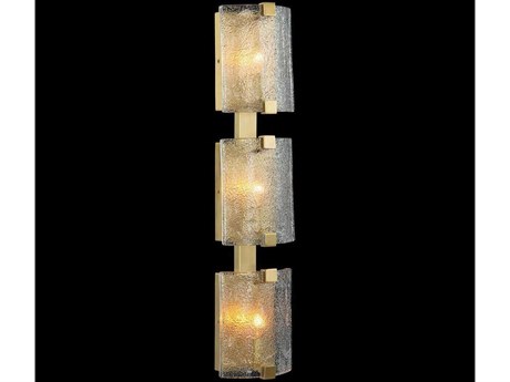 John Richard Claritas 3-Light Polished Brass Wall Sconce