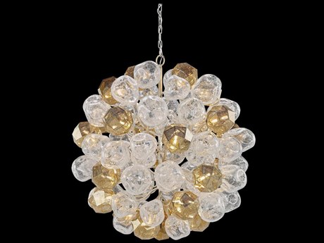 John Richard Vivaldi 24-Light Brass Sputnik Pendant