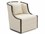 John Richard Christine Rendino Swivel 34" Gray Fabric Accent Chair  JRAMF1633V2262193AS