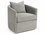 John Richard Christine Rendino Swivel 32" Beige Fabric Accent Chair  JRAMF1681V2423040AS
