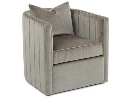 John Richard Giacosa Brown Fabric Accent Chair
