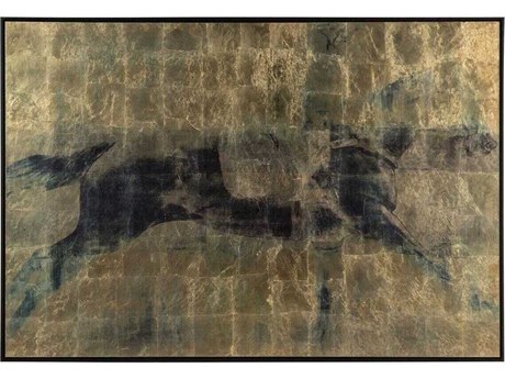 John Richard Carol Benson-Cobb's The Race in Gold Wall Art