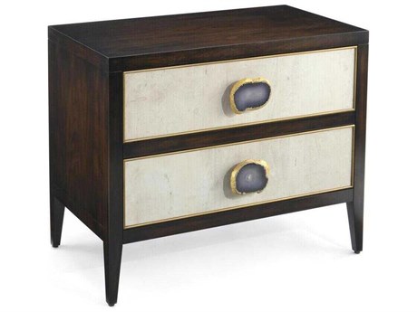 John Richard Mark McDowell Palma 2-Drawers Beech Wood Nightstand
