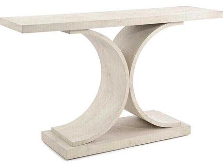 John Richard Benevento Rectangular Wood White Console Table