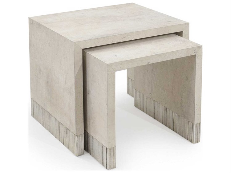 John Richard Vero Tiza Gesso / Silver 20'' Wide Rectangular Nesting