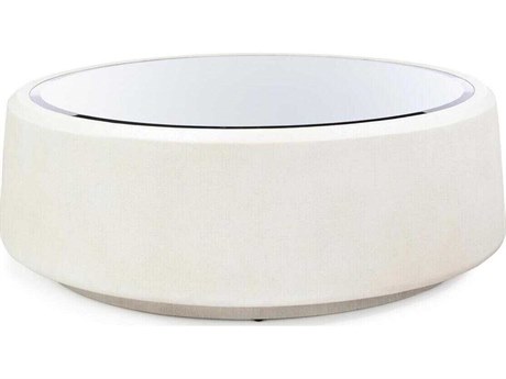 John Richard Looking Glass Round Mirror Cascade Coffee Table