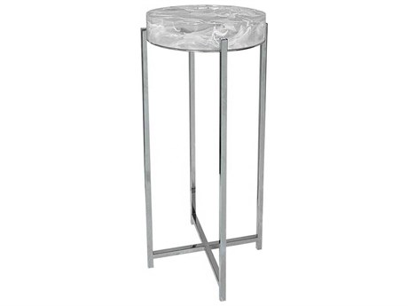 John Richard Fumosi Round Smoke End Table
