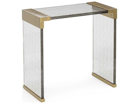 John Richard Marco Rectangular Acrylic Clear End Table