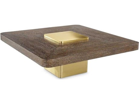 John Richard Plateau Square Wood Falstaff Coffee Table