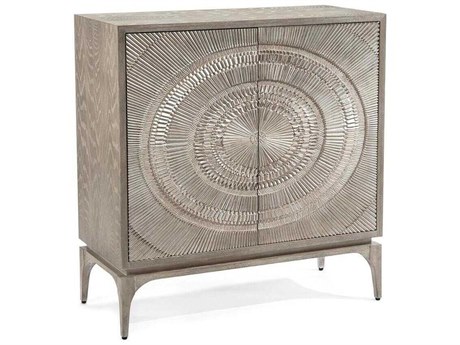 John Richard Mark McDowell Cosmos Silver White Oak Wood Accent Chest