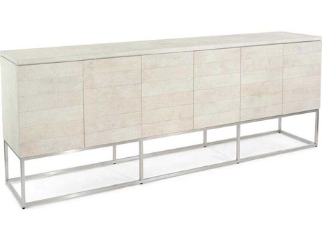 John Richard Loftus 94" Beech Wood Tiza Gesso Sideboard