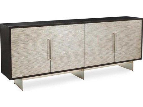 John Richard Mark McDowell Saro 94" Beech Wood Espresso Credenza Sideboard