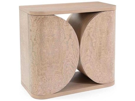 John Richard Xander Noori Butterfly Cashmere Brown Ash Wood Accent Chest