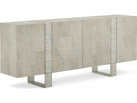 John Richard Aether 90" Solid Wood Tiza Gesso Sideboard