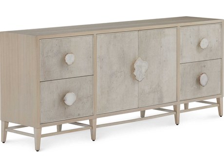 John Richard Paradis 84" Beech Wood Tiza Gesso Sideboard