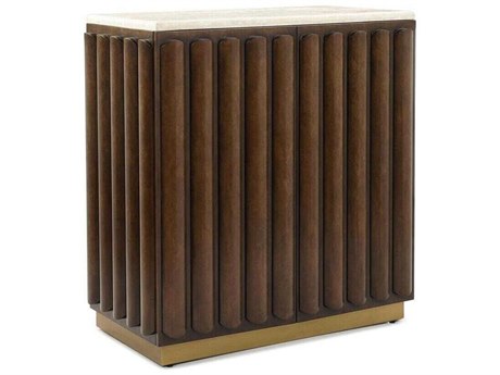 John Richard Lodge Dark Pomelle Brown Accent Chest