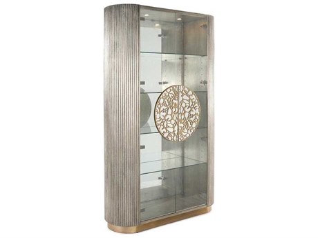 John Richard Moon Shadow Oak Wood Display Cabinet
