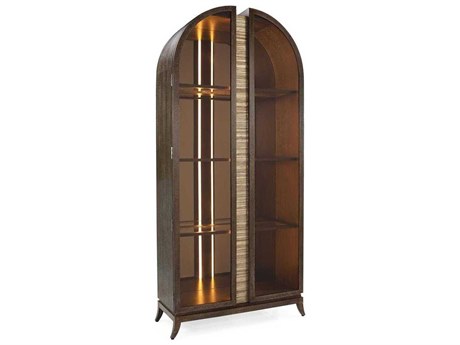 John Richard Bon Vivant Oak Wood Display Cabinet