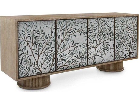 John Richard Olive Branch 86" Oak Wood Sideboard