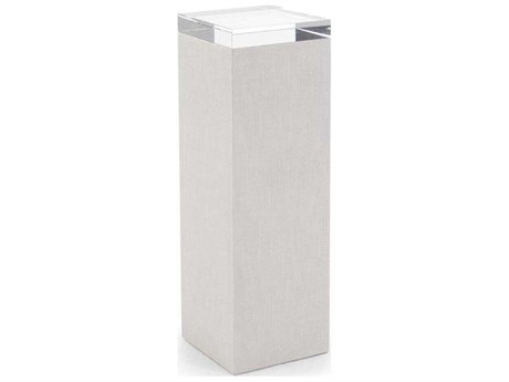 John Richard Belo Square Glass Light Wash End Table